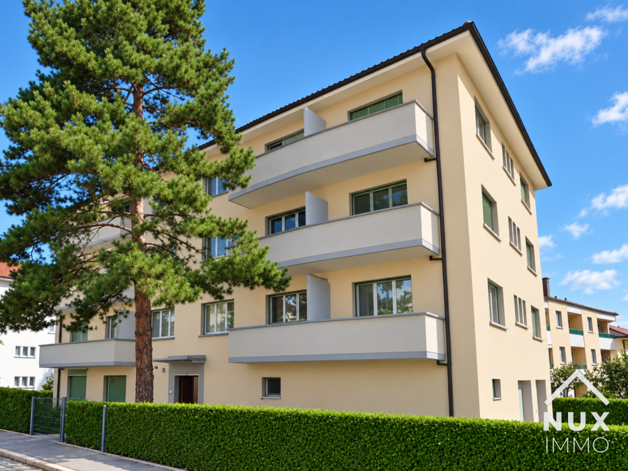 4-Zimmer-Wohnung mit zwei Balkonen in einem grünen Wohnquartier – Fribourg